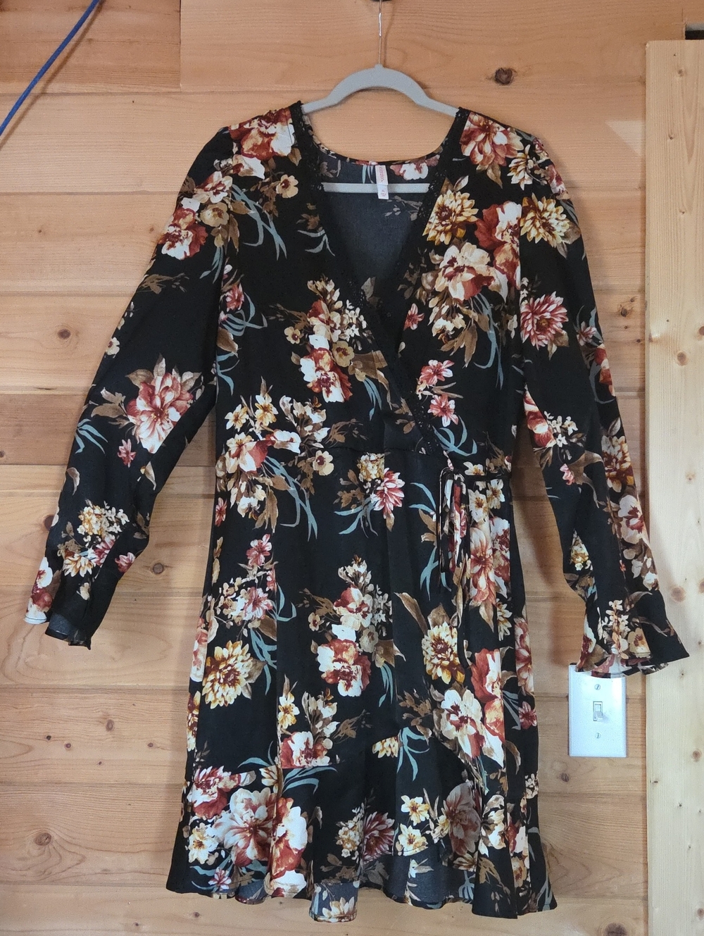 Faux Wrap Dress